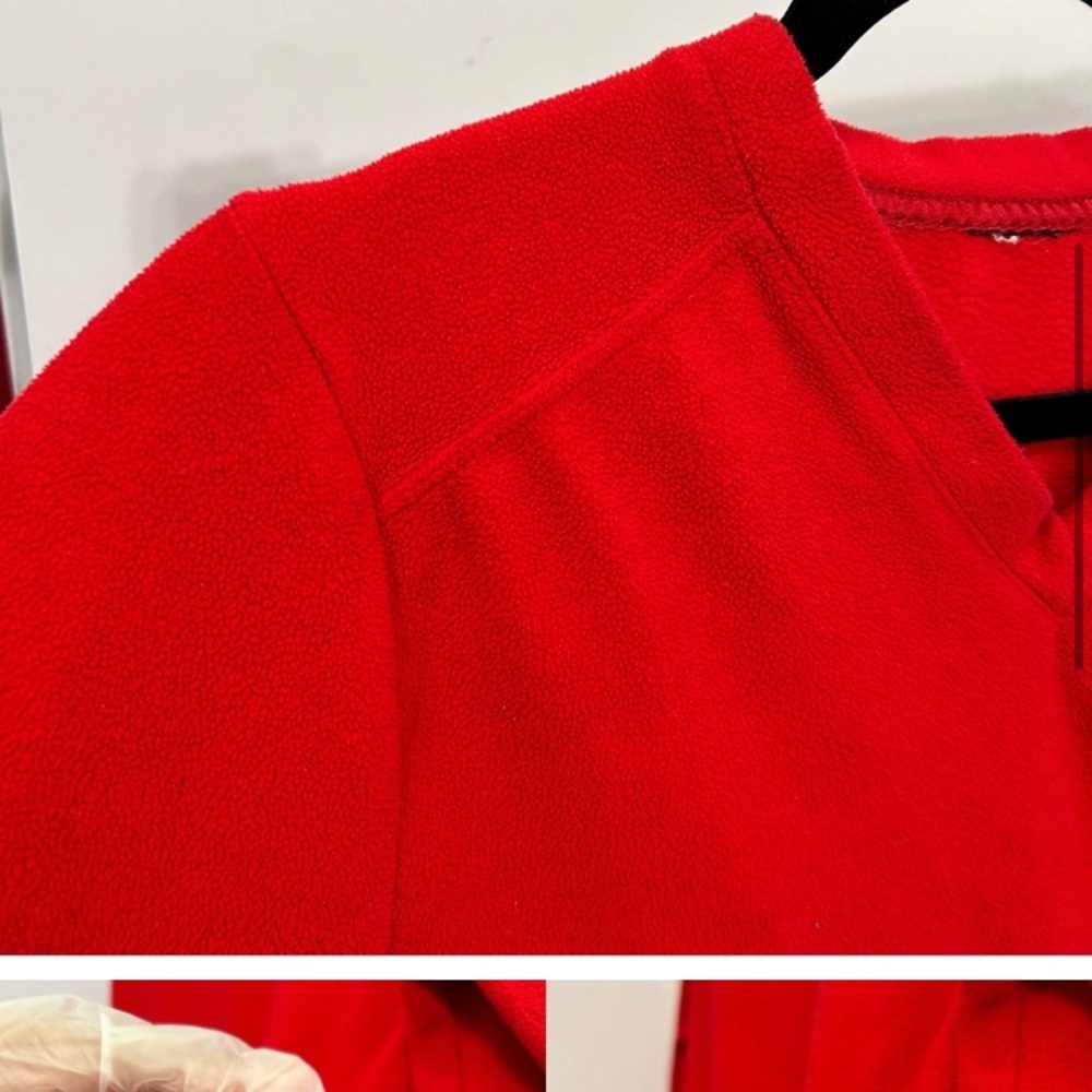 Vibrant Red V-Neck Sweater - Picture 5 of 10
